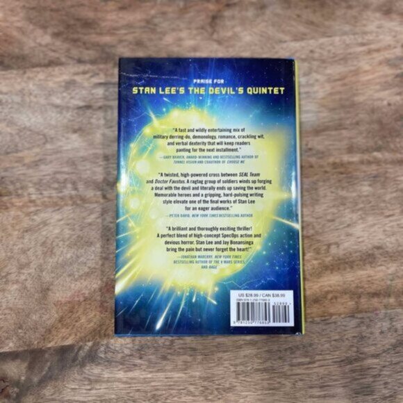 5/$20 NEW Stan Lee's The Devil's Quintet: The Shadow Society by J Bonansinga - Picture 3 of 4